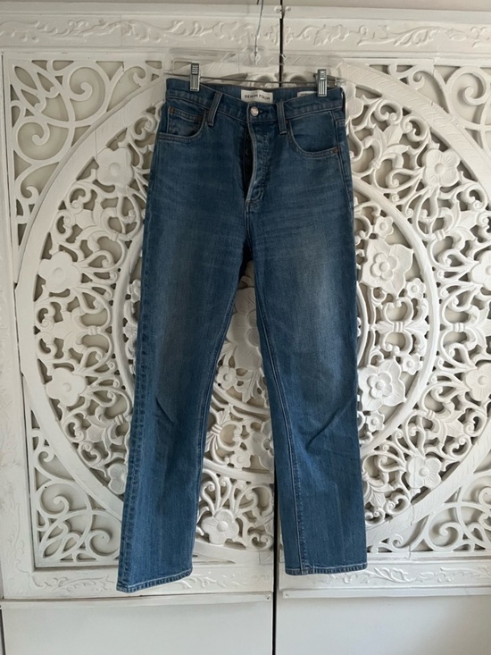Denim Forum Denim - Aritzia Denim Forum The Arlo High Rise Straight Jeans Size 25 Light Wash